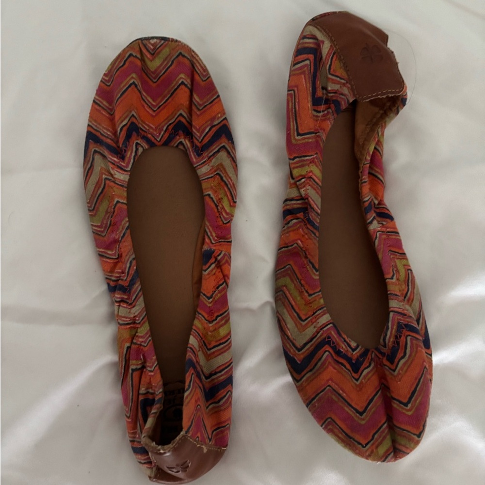 Colorful Zigzag Women's Flats
